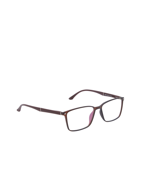 

VAST Unisex Brown Solid Full Rim Rectangle Frames With Anti-Reflective Lens ARC_88061_C6