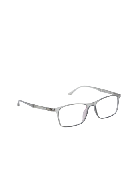 

VAST Unisex Grey Solid Full Rim Rectangle Frame With Anti-Reflective Lens