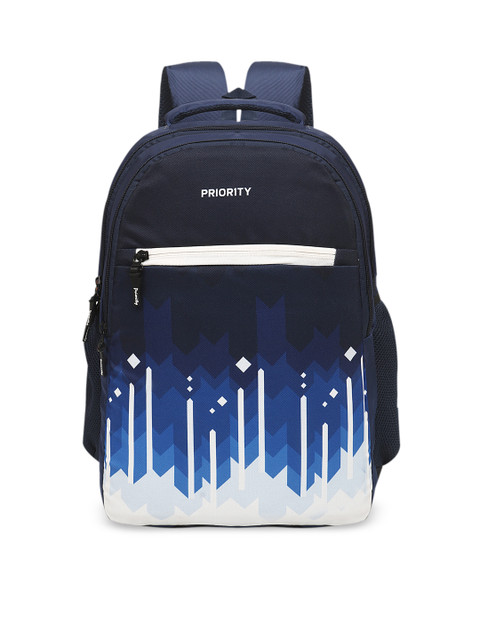 

Priority Boys Navy Blue Graphic Backpack