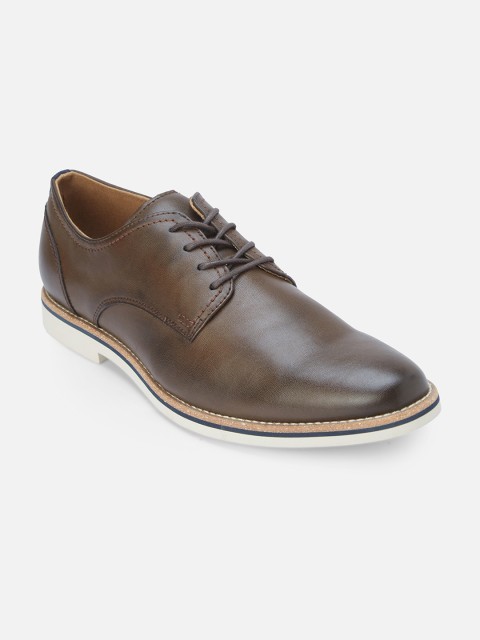 

ALDO Men Brown Solid Formal Derbys