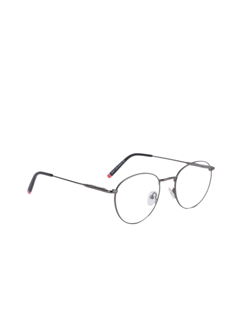 

MARC LOUIS Unisex Transparent Solid Full Rim Round Frames LB1077 C03 49