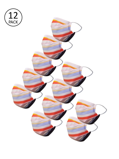 

nestroots Unisex 12 Pcs 2Ply Protective Outdoor Face Masks, White