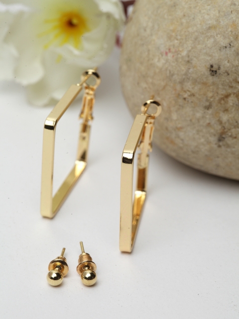 

Stoln Gold-Plated Geometric Drop Earrings