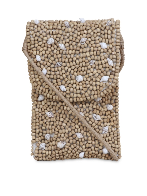 

Diwaah Beige Self Design Sling Bag
