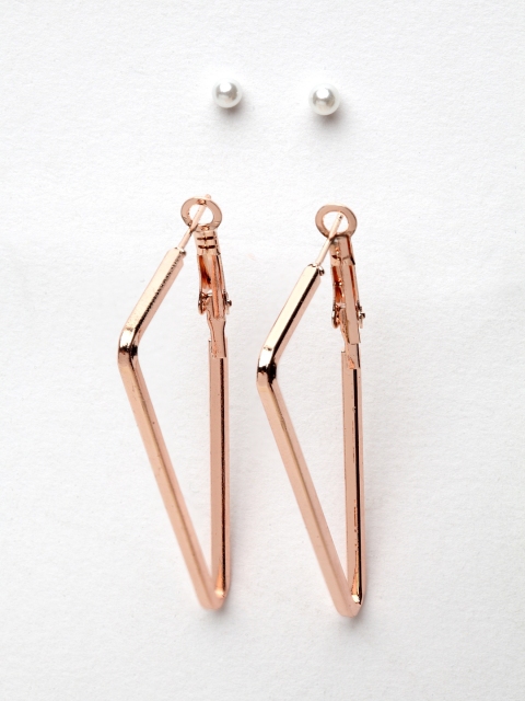 

Stoln Copper-Plated Triangular Drop Earrings