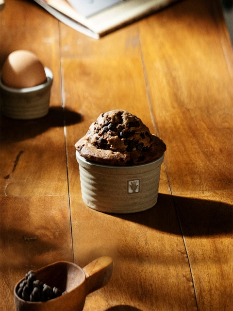 ellementry Brown Ceramic Sand Ramekin Bowl