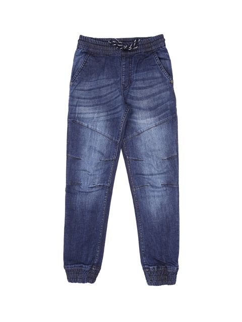 

Pantaloons Junior Boys Blue Tapered Fit Mid-Rise Clean Look Jeans
