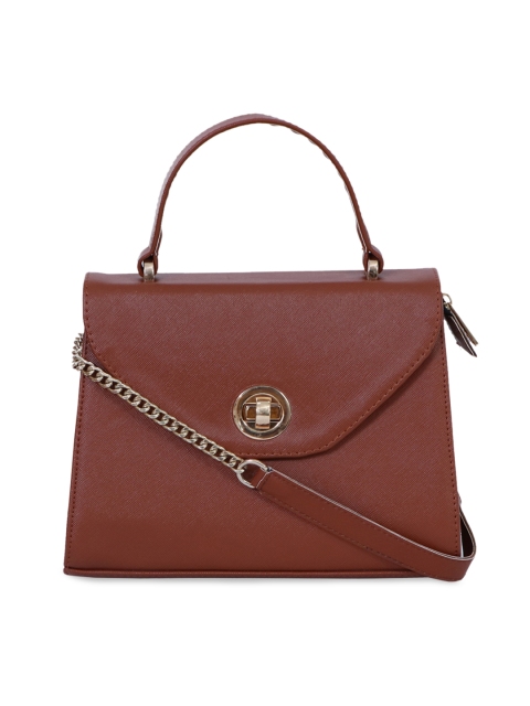 

Diwaah Women Tan Brown Solid Handheld Bag