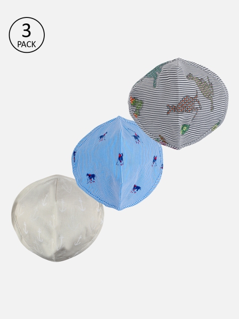 

Chitwan Mohan Kids 3 Pcs Assorted 2 Ply Reusable Cloth Masks