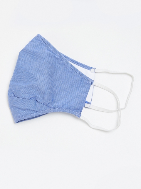 

CODE by Lifestyle Men Blue 2-Ply Reusable Reversible Outdoor Masks