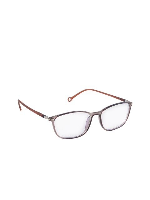 

VAST Unisex Grey Colourblocked Half Rim Rectangle Frames