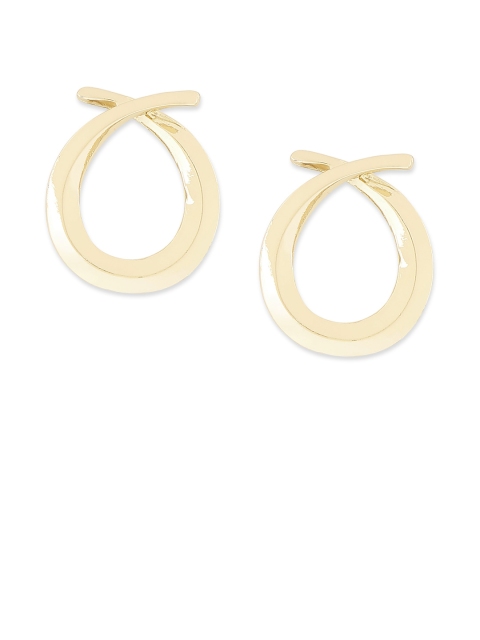 

20Dresses Gold-Toned Circular Drop Earrings