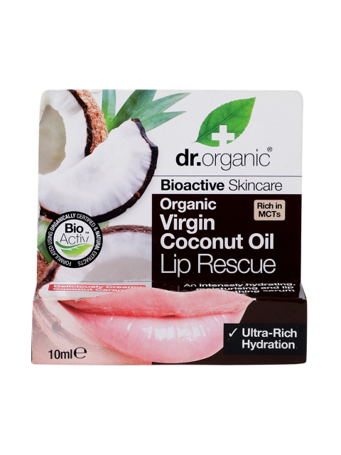 

dr.organic Virgin Coconut Oil Lip Serum 10 ml, Off white