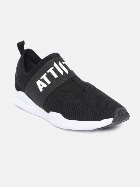 

ATTIITUDE Men Black Walking Shoes