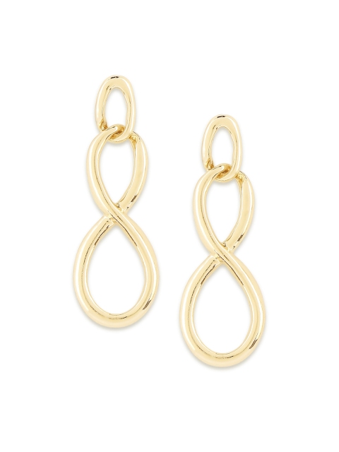 

20Dresses Gold-Toned Geometric Drop Earrings
