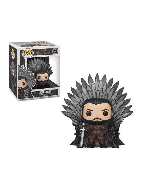 

Funko Multicolored Game of Thrones Jon Snow Sitting on Throne Figurine-72, Multi
