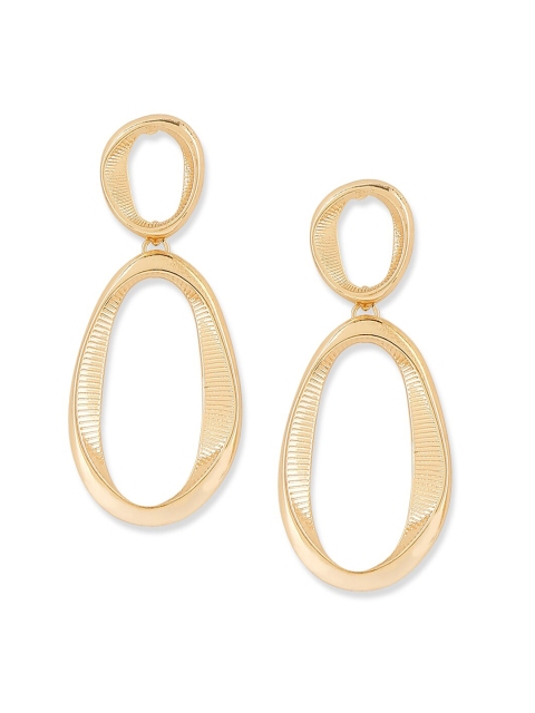 

20Dresses Gold-Toned Teardrop Shaped Drop Earrings