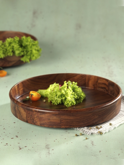 

ellementry Brown Solid Natural Sheesham Wood Extra Large Bowl