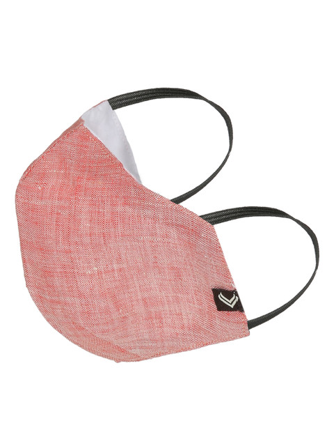 

Linen Club Unisex 3-Ply Reusable Outdoor Mask, Red