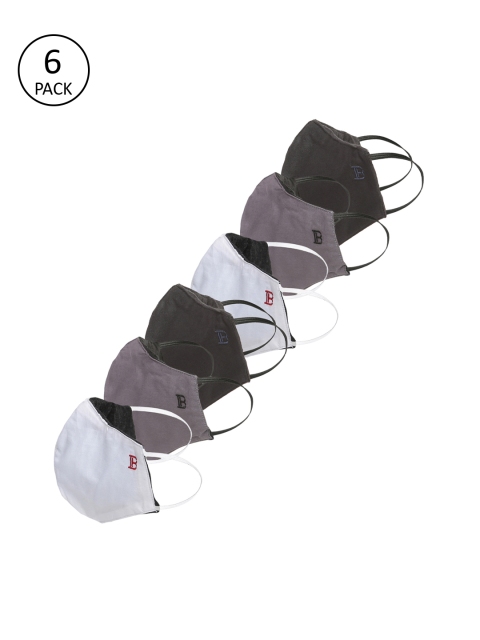 

Bene Kleed Adults 6 Pcs 3-Ply Reusable Heptashield Outdoor Masks, Grey
