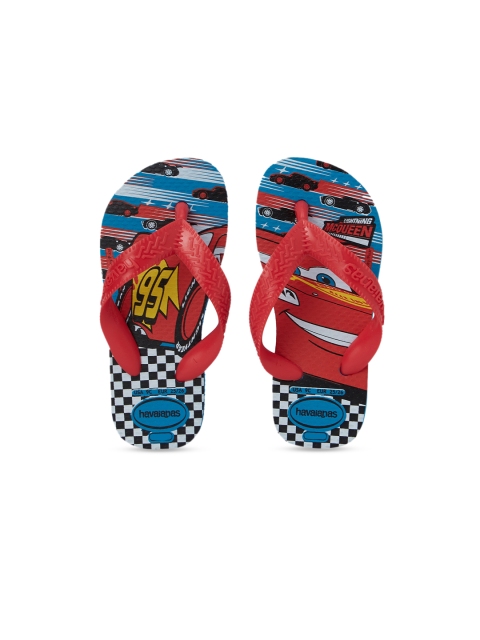 

Havaianas Boys Red & Blue Cars Printed Thong Flip-Flops