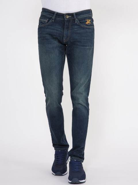 

Beverly Hills Polo Club Men Blue Skinny Fit Low-Rise Clean Look Jeans