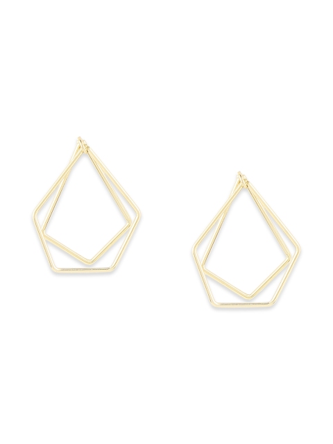 

20Dresses Gold-Toned Geometric Drop Earrings