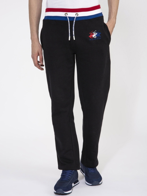

Beverly Hills Polo Club Men Black Solid Track Pants