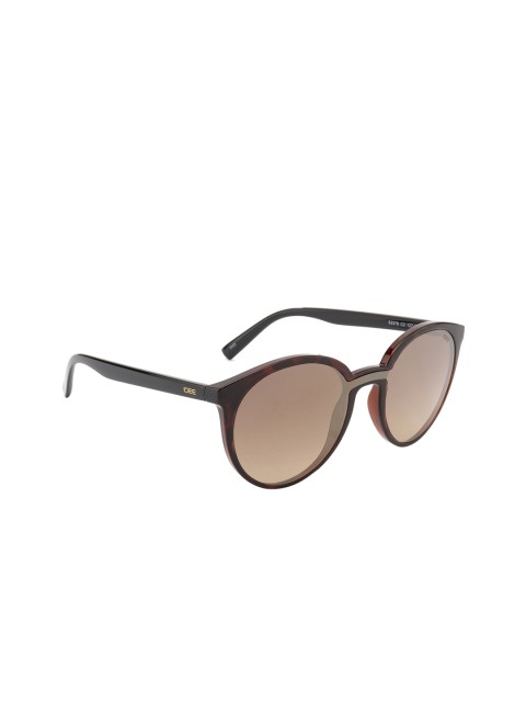 

I DEE Unisex Round Sunglasses IDEE-MFF-2378_C2, Gold