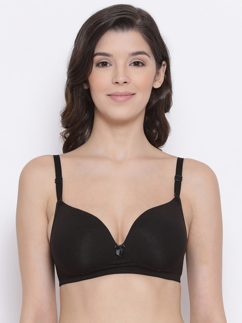 

LYRA Black Solid Non-Wired Non Padded Everyday Bra 521_BLACK_1PC