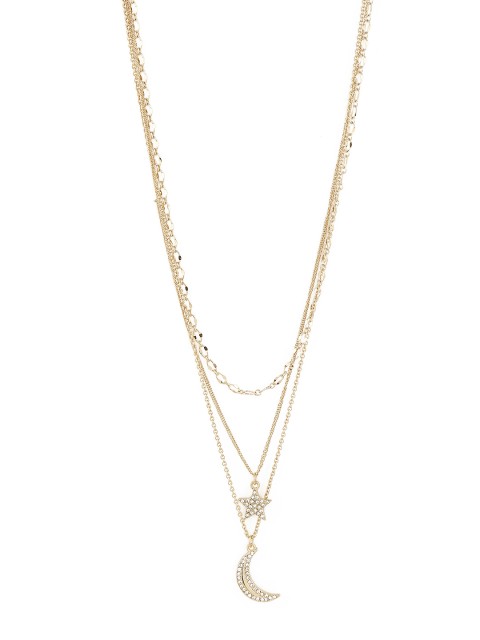 

20Dresses Shine Like The Night Sky Necklace for Women, Gold