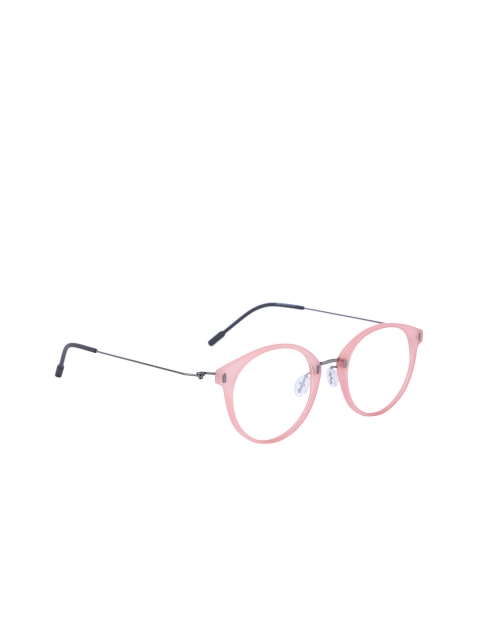 

MARC LOUIS Unisex Pink Solid Full Rim Oval Frames