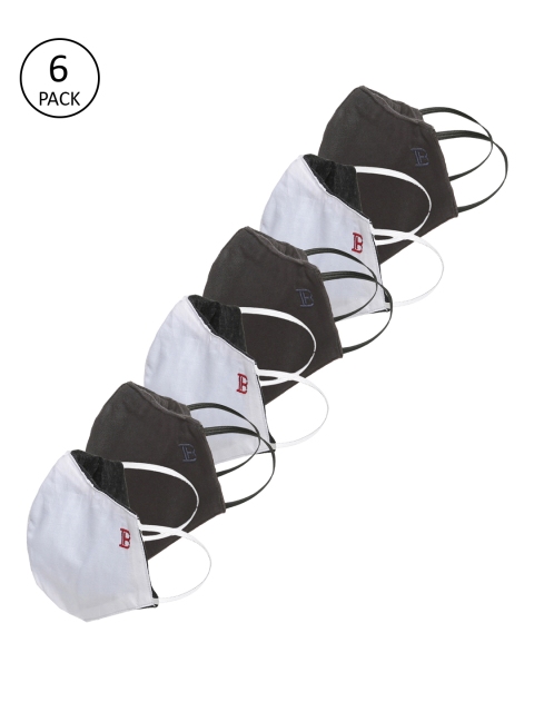 

Bene Kleed Unisex 6 Pcs 7-Ply Anti Bacterial Heptashield Reusable Fashion Masks, Multi