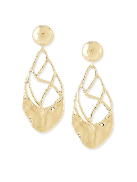 

20Dresses Gold-Toned Leaf Shaped Earrings