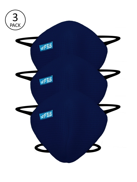 

F Gear Unisex Navy Blue 3 Pcs 7-Ply F95 Reusable Outdoor Masks