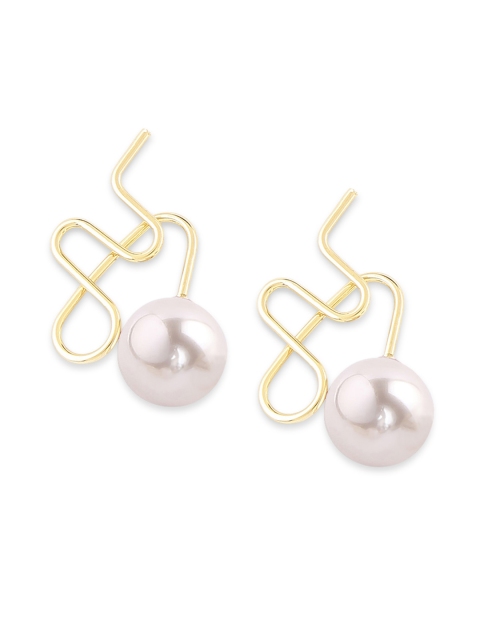 20Dresses Gold-Toned Contemporary Drop Earrings