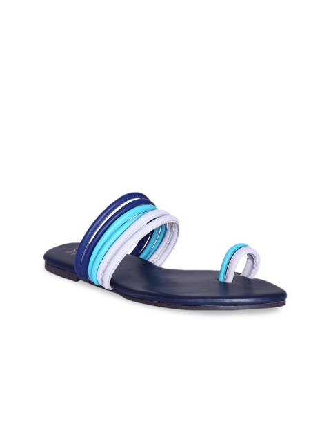 

Siendo Desi Women Blue Colourblocked One Toe Flats