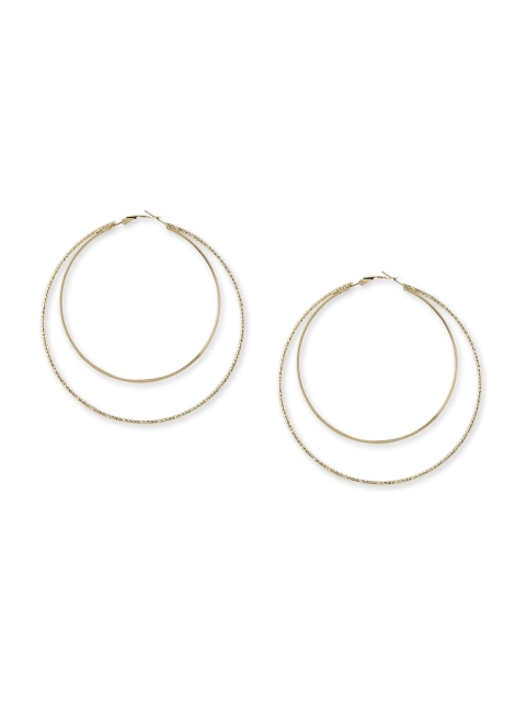 

20Dresses Gold-Toned Circular Hoop Earrings