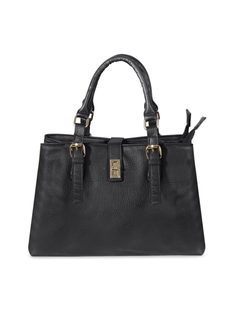 

OsaiZ Women Black Solid Handheld Bag