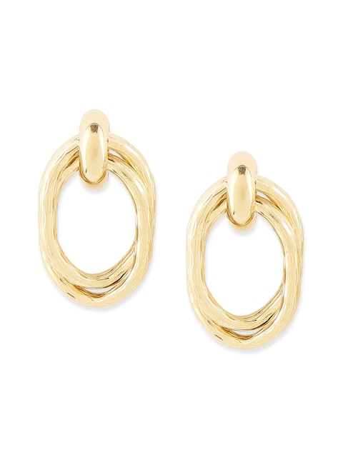 

20Dresses Gold-Toned Contemporary Drop Earrings