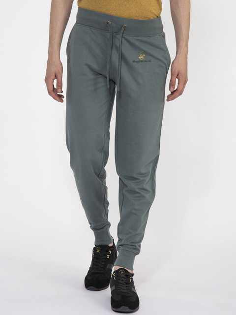 

Beverly Hills Polo Club Men Grey Solid Joggers