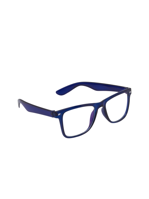 

VAST Unisex Blue Solid Full Rim Rectangle Frames
