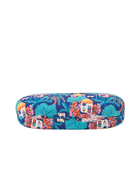 Chumbak Multicoloured Quiet Village Eyewear Case, Multi