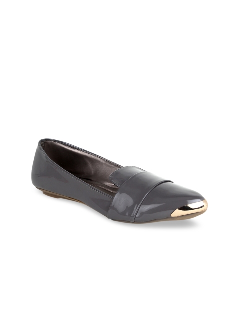 

MSC Women Grey Solid Ballerinas
