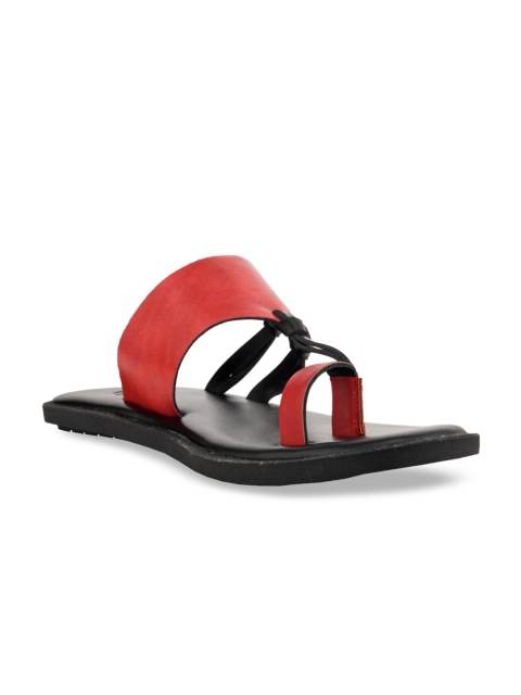 

WCFC Men Red & Black Comfort Sandals