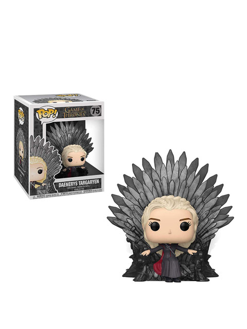

Funko Multicoloured Daenerys Sitting on Throne Figurine 75, Multi