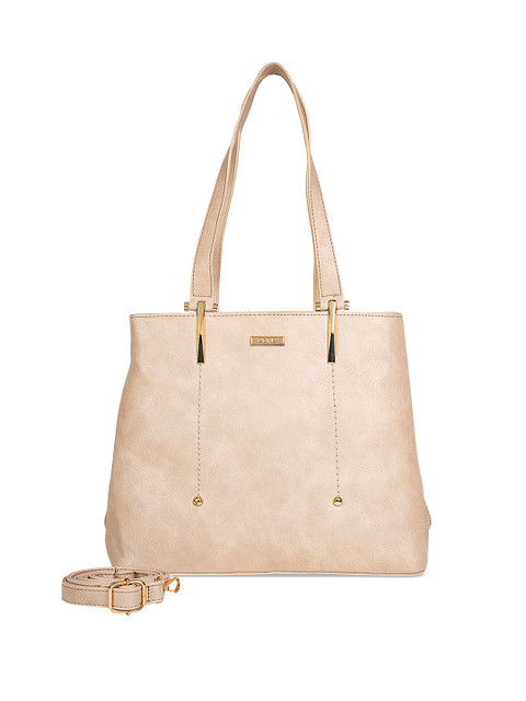 

CERIZ Women Beige Solid Shoulder Bag