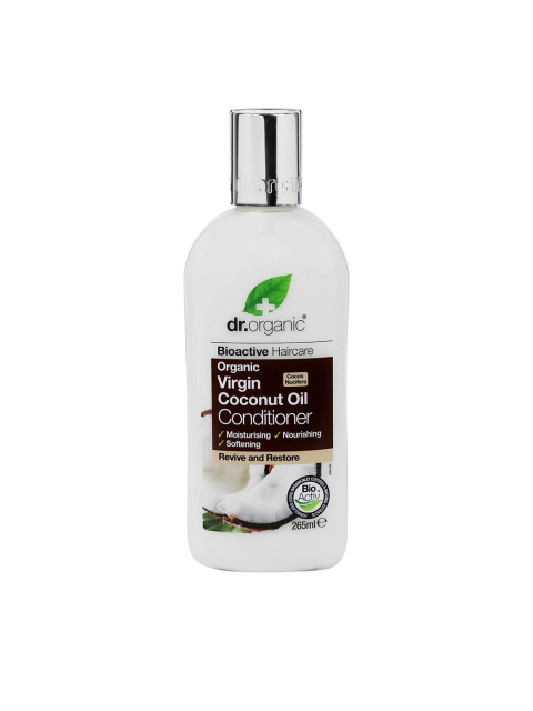 dr.organic Virgin Coconut Oil Hair Conditioner 265 ml, White