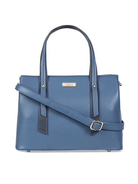 

CERIZ Blue Solid Handheld Bag