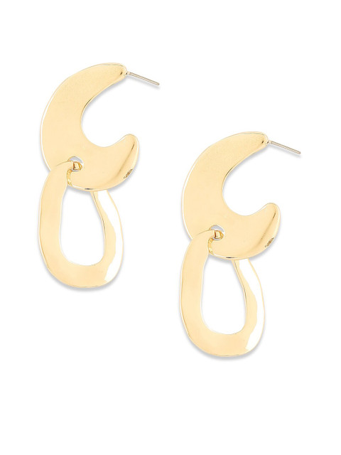 

20Dresses Gold-Toned Contemporary Drop Earrings